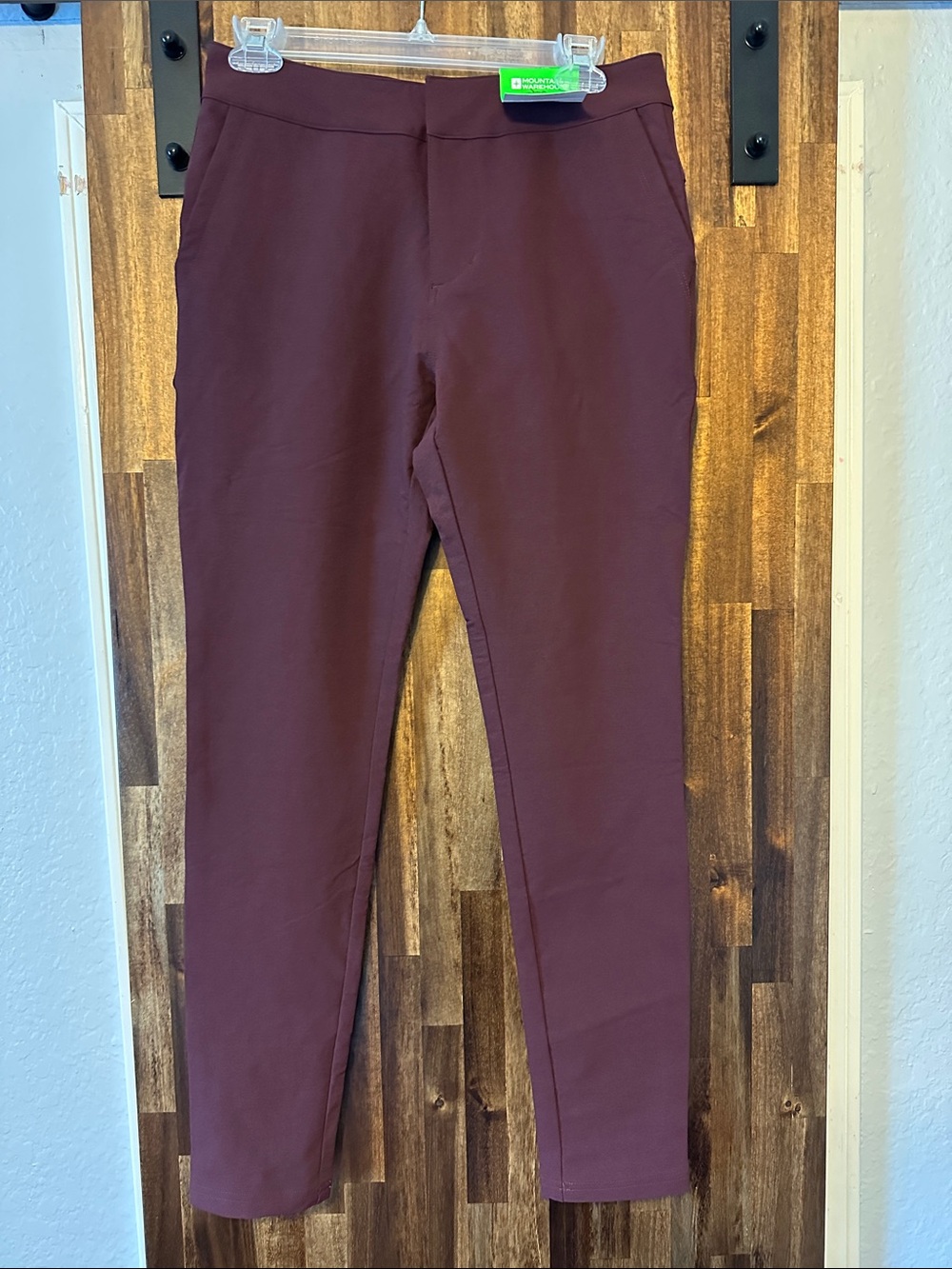 Mountain Warehouse 4-Way Stretch Water Resistant Pants in Deep Plum